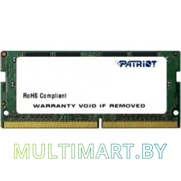 Оперативная память Patriot 8GB DDR4 SODIMM PC4-19200 (PSD416G240081S)